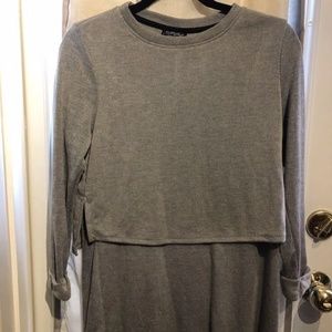 topshop pinstripe dress